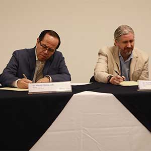 Universidad Don Bosco firma convenio de cooperación con empresa de inteligencia artificial Lidd 