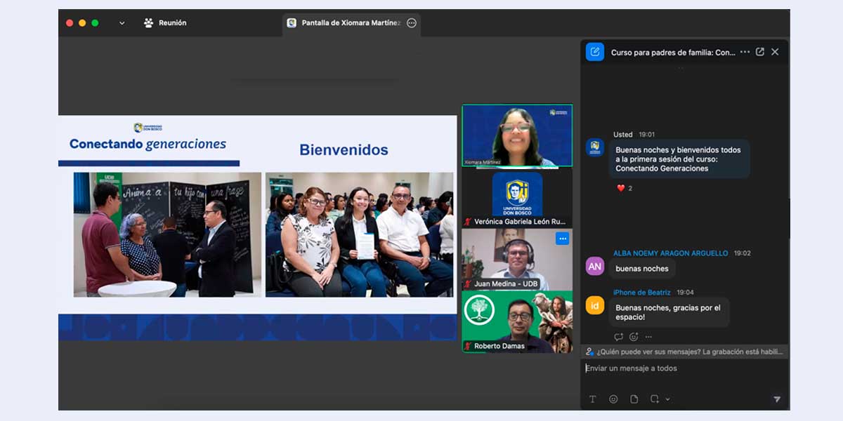 Padres de familia y responsables de estudiantes universitarios concluyen formación Conectando Generaciones 