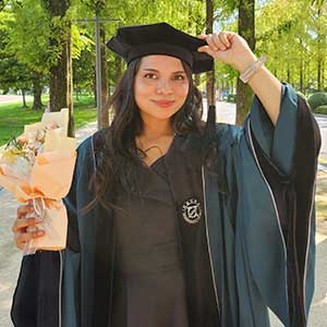 Ariana Mira: graduada de Aeronáutica sigue sus sueños de estudio en Corea del Sur 