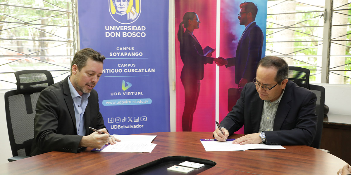 Convenio beneficiará inserción laboral de estudiantes de la UDB 