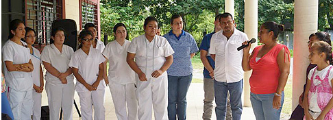 Facultad de Ciencia de la Rehabilitación realiza iniciativas de acción social en San Pedro Masahuat