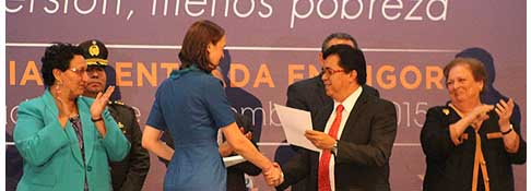 Universidad Don Bosco fue sede de la ceremonia de entrada en vigor de FOMILENIO II