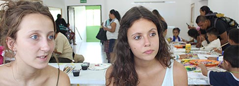 Voluntarias de la Universidad Pública de Navarra colaboraron en la Cuna Náhuat