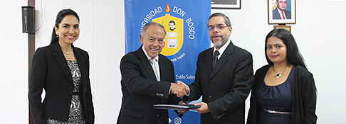 Universidad Don Bosco y Metro Cummunity Church firman acuerdo de apoyo interinstitucional